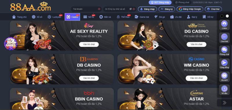 Casino AA88 - Cổng Game Đỉnh Cao, Đổi Thưởng Mỗi Ngày
